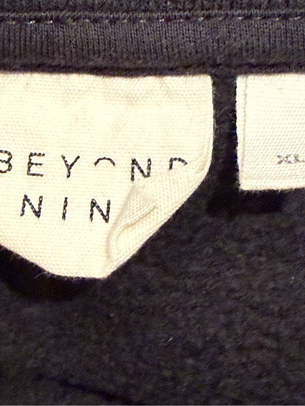 Beyond Nine Noa Fleeceback Jersey Jumper in Slate - Picture 4 of 10